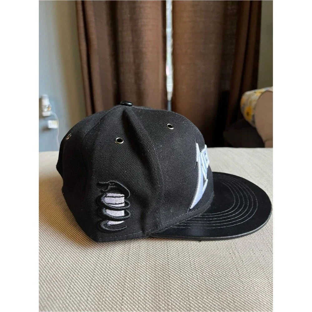 Yeezy Black Hat with White Embroidered Logo